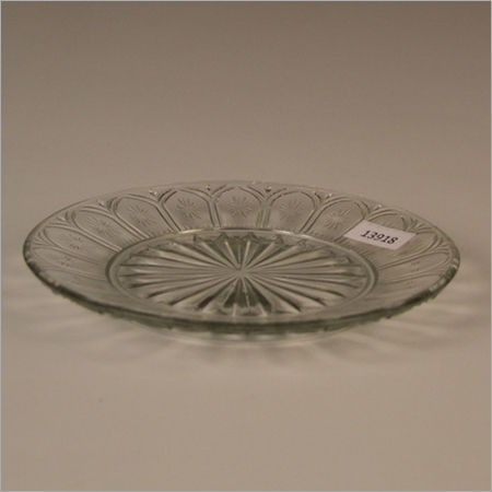 Clear Glass Plate Round Shaped