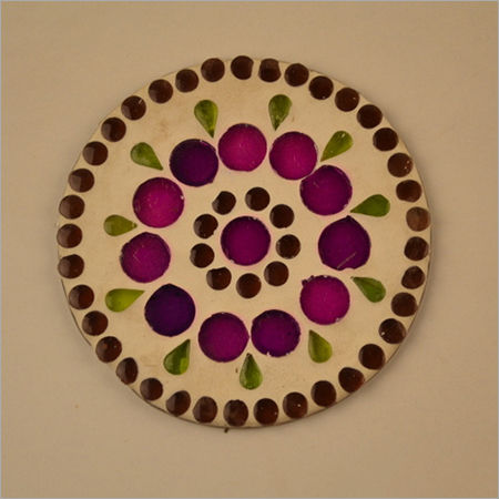 Glass Mosaic Round Coaster