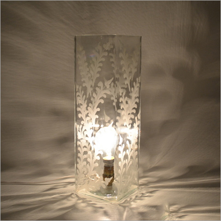 Clear Glass Handicraft Table Lamp