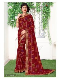 Bandhani Georgette Sarees