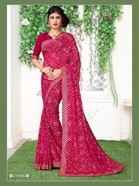Bandhani Georgette Sarees