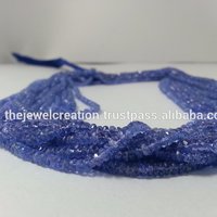 Blue Aaa Natural Watery Tanzanite Gemstone Bead For Jewelry Making