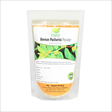 Amman Pacharisi - 99% Herbal Extract Powder | Supports Respiratory Health, Aids Lactation, Natural Remedy for Women and Children