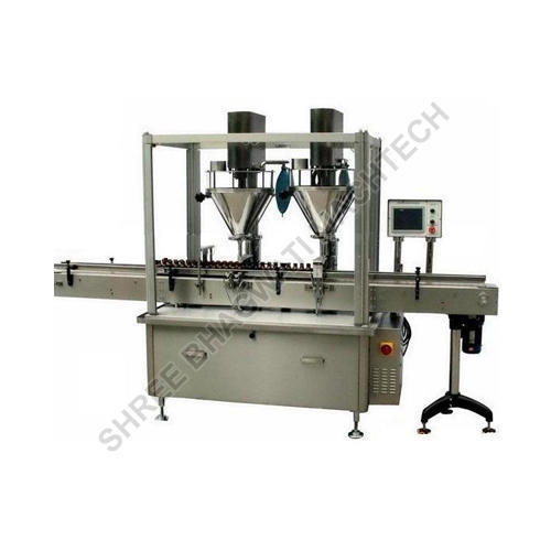 Double Head Auger Type Powder Filling Machine