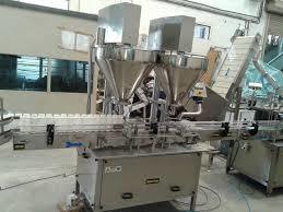 Double Head Auger Type Powder Filling Machine
