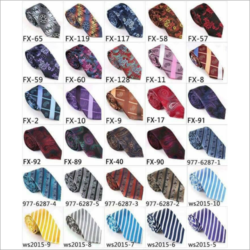 Blue Micro Poly Tie
