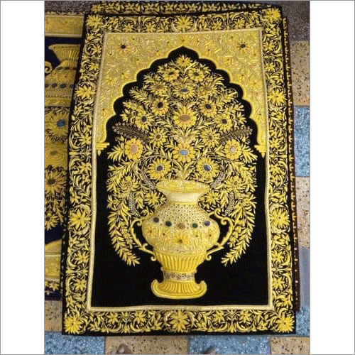Zari Embroidery Gamla Wall Hanging