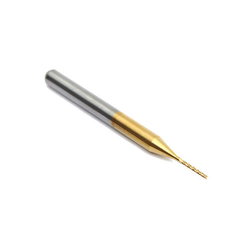 End Mill Cutter - Micrograin Carbide Alloy, 4-20 mm Diameter | High Abrasion Resistance, Coated with TiAlN, Flexible Flute Design, Precise Cutting for Diverse Metals