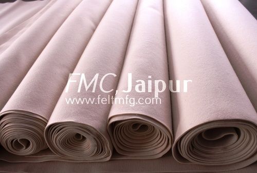 White Woolen Felt Roll at best price in Jaipur