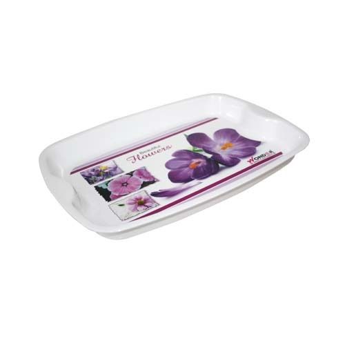 White Plastic Serving Tray