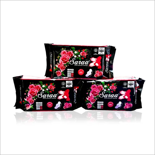 Disposable Sanitary Napkins - Cotton & Non-Woven Fabric, Different Sizes Available | Highly Absorbent, Skin Friendly, Leak Guard with Wings, 99.9% Bacteria Elimination