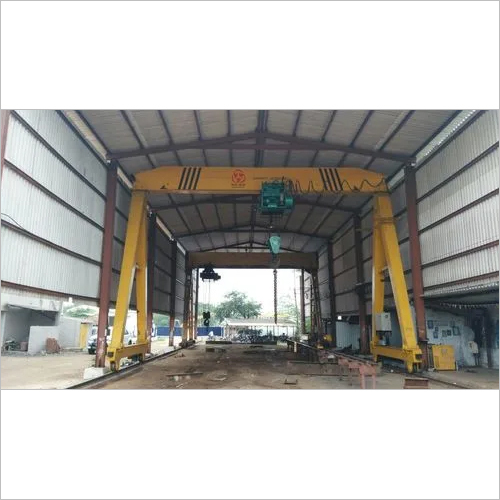 Gantry Cranes - Steel 8000-20000mm Span 1.0-15.0MT Capacity | Yellow Finish Easy Installation Cost-Effective Adaptability