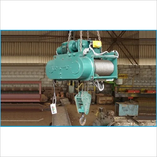 Electric Wire Rope Hoists Capacity 1 At Best Price In Coimbatore 