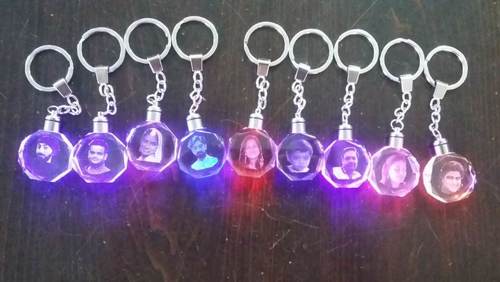 Transparent Crystal Keychains