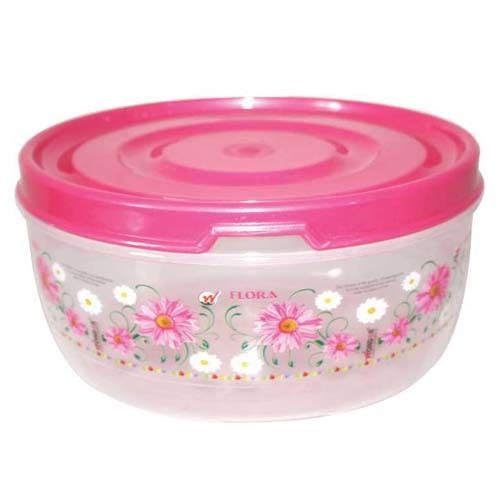 Blue & Pink Plastic Printed Multi Purpose Container Food Saver 3000