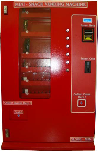 Mild Steel Mini Snack Vending Machine