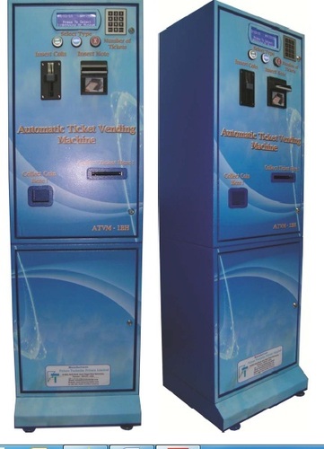 Mild Steel Automatic Ticket Vending Machine