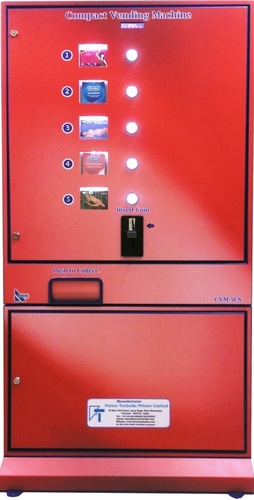 Mild Steel Compact Vending Machine For Sanitary Napkins Condom Boxes And Maternity Pad Vending .