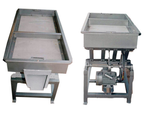 Flour Sifter - Stainless Steel, Variable Dimensions | 50-100kg/hr Capacity, 1/2 HP Motor, Customizable Mesh Size, Easy Operation, Durable Design, Easy Cleaning