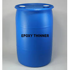 Epoxy Thinner - Plastic Drum, 55 Gallons | Blue Color, Density 0.8 g/cmÂ³, Improved Flow, Enhanced Adhesion, Faster Curing, Easy Application