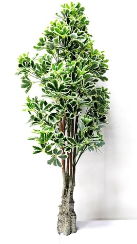 Schefflera Artificial Plant - Plastic, 140 cm x 15 cm | Durable, Easy to Install, Eco-Friendly, Lightweight, Non-Toxic, Washable, Decorative Plant