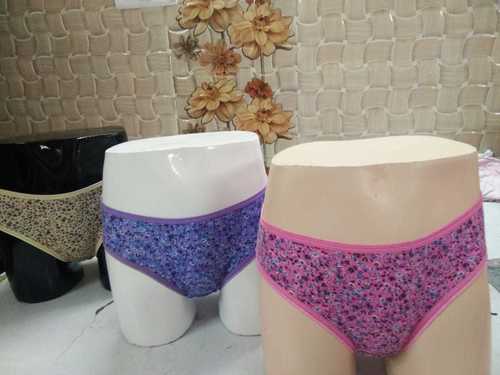 Ladies Printed Panty - Cotton Fabric, All Sizes Available | Comfortable Fit in a Variety of Colors, Ideal for Everyday Wear