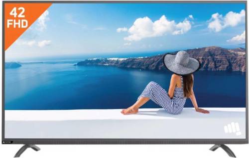 Black Micromax 106Cm (42 Inch) Full Hd Led Tv