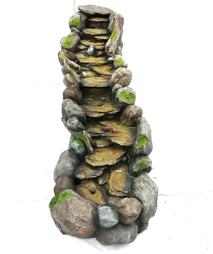 Multicolor Rock Waterfall Fountain