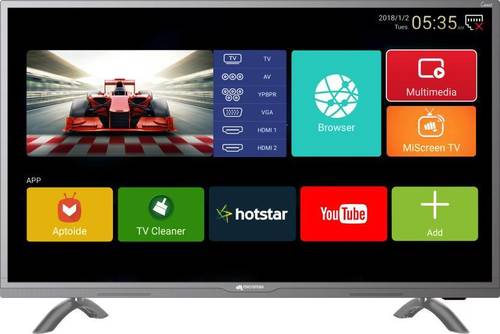 Black Micromax Canvas 102Cm (40 Inch) Full Hd Led Smart Tv