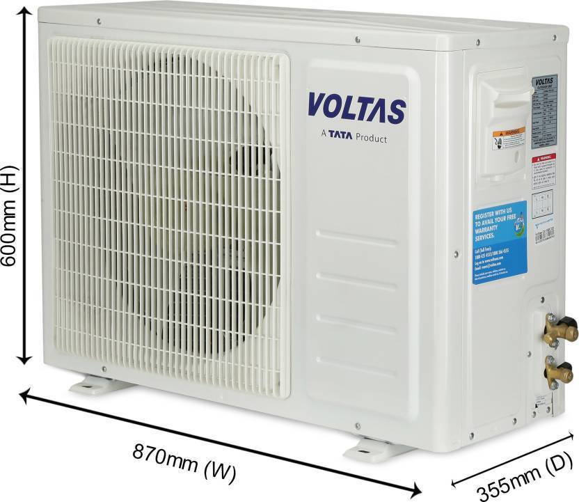 Voltas 1.5 Ton 3 Star BEE Rating 2018 Split AC