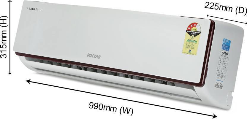Voltas 1.5 Ton 3 Star BEE Rating 2018 Split AC