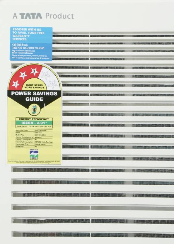 Voltas 1.5 Ton 3 Star BEE Rating 2018 Window AC
