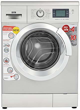 IFB 8 kg Fully Automatic Front Load Washing Machine Silver  (Senator Aqua SX)
