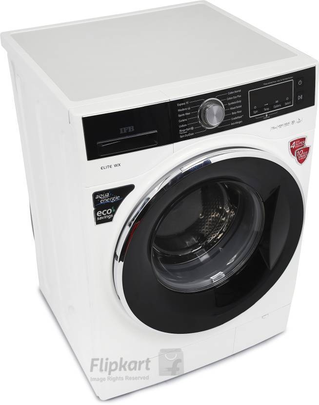 IFB 7.5 kg Fully Automatic Front Load Washing Machine White