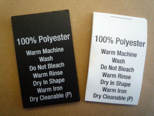 polyester labels