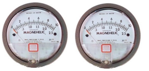 Dwyer 2010D Magnehelic Differential Pressure Gauge