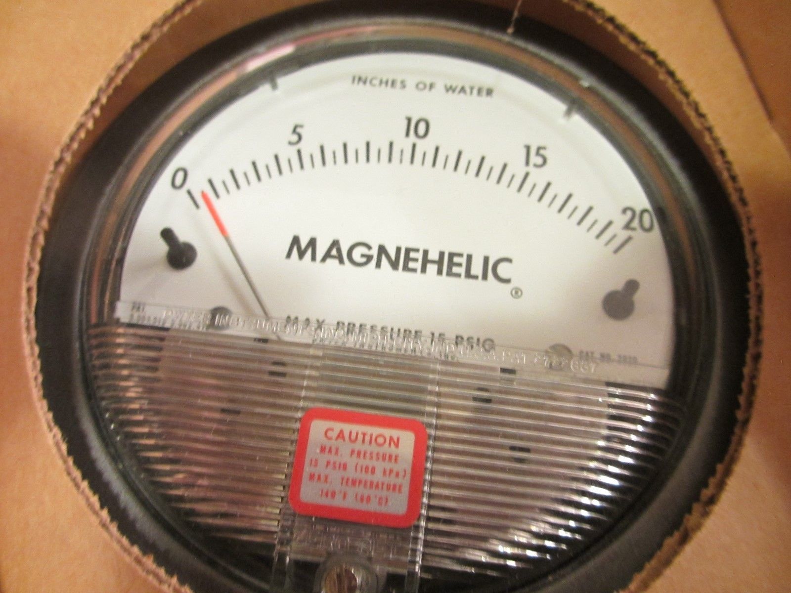 Dwyer 2020D Magnehelic Differential Pressure Gauge