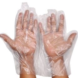 Plastic Disposable Gloves Gender: Male