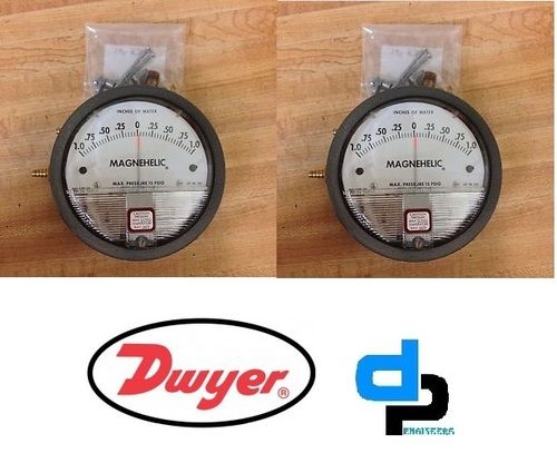 Dwyer USA Magnehelic Gauges 1-0-1 Inch WC