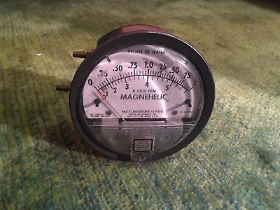 Dwyer 2002- AV Magnehelic Differential Pressure Gauge