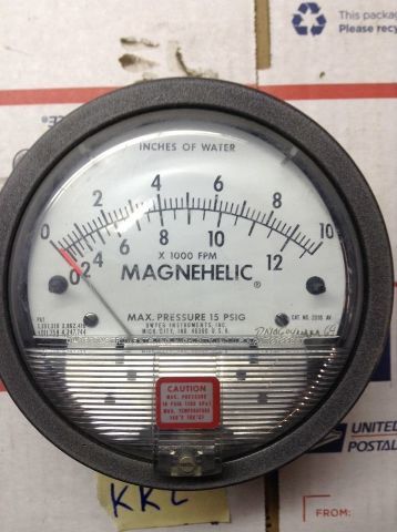 Sensocon Pressure Gauge 0-250PA alternative to Dwyer Magnehelic 
