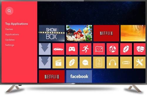 Black Intex 109Cm (43 Inch) Full Hd Led Tv