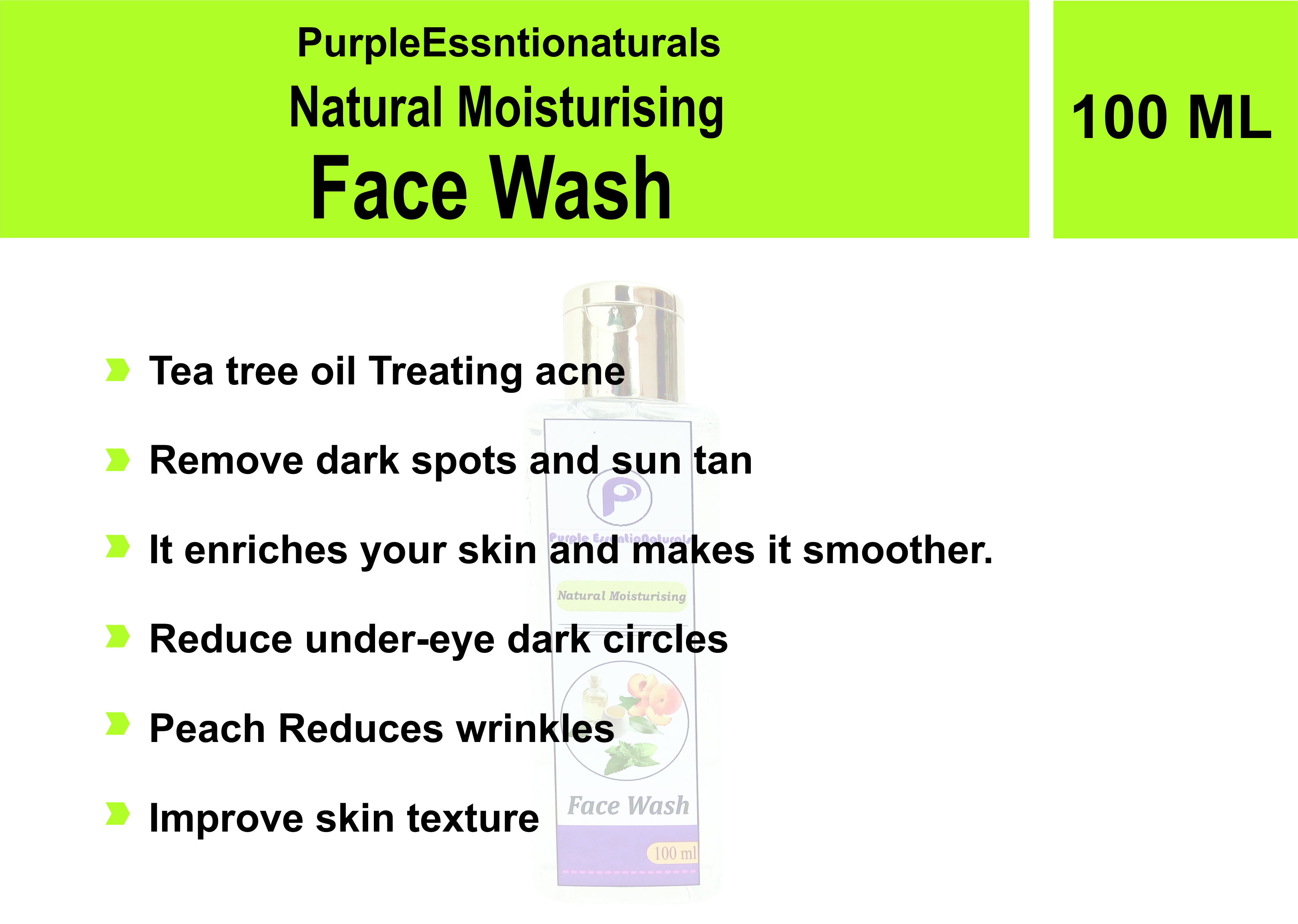 Natural Moisturizing face wash