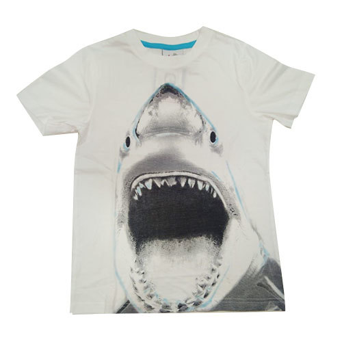 Ladies Round Neck Printed T Shirt