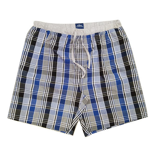 Mens Cotton Check Shorts