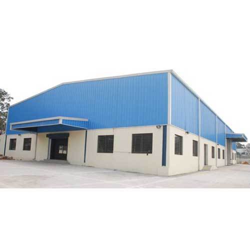Prefabricated Factory Shed - FRP and Steel | Customizable Size, Blue Color, Durable Structure, Corrosion and UV Resistant, Easy Assembly