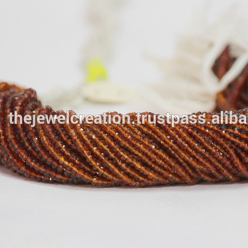 AAA Natural Brandy Citrine Gemstone Faceted Rondelle Beads