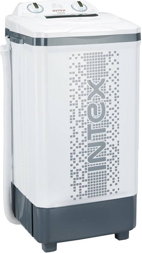 Intex 7.5 kg Semi Automatic Top Load Washer Only White