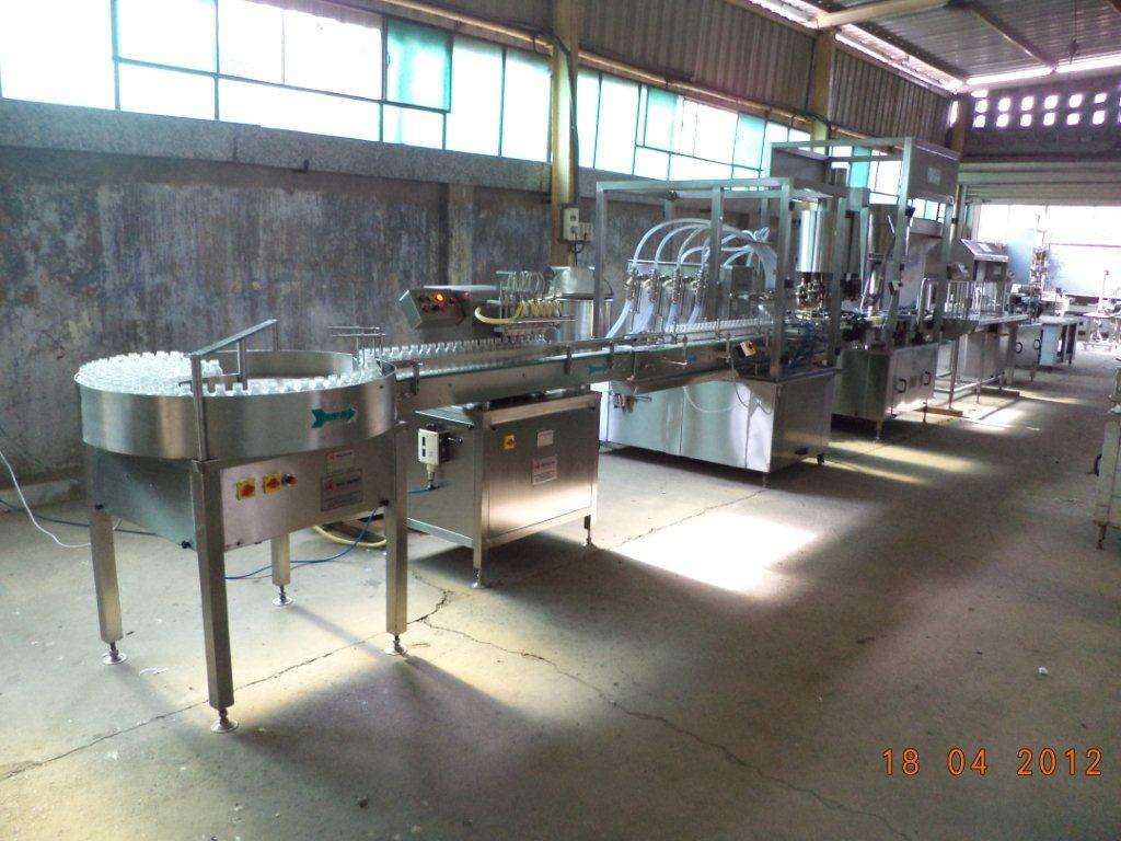Bottle Filling Line, Syrup Filling line