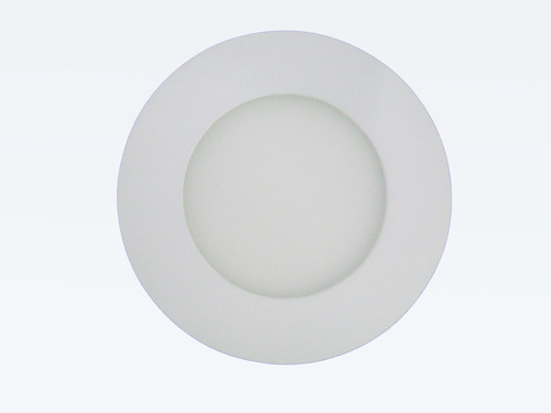 White 3W Round Panel Light